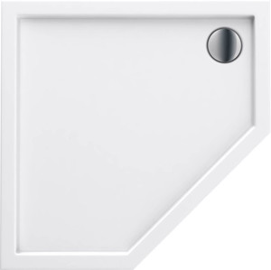 Acrylic Shower Tray Atla 90 x 4.5 cm, white