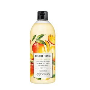 BARWA Frutto Fresco Nourishing Creamy Shower Gel Mango & Vanilla 95% Natural 480ml