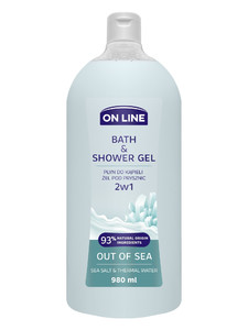 On Line 2in1 Bath & Shower Gel Out of Sea 980ml
