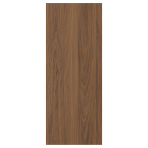 TISTORP Door, brown walnut effect, 40x100 cm