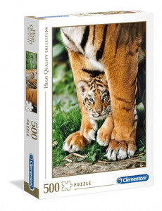 Clementoni Jigsaw Puzzle HQ Bengal Tiger 500pcs 10+
