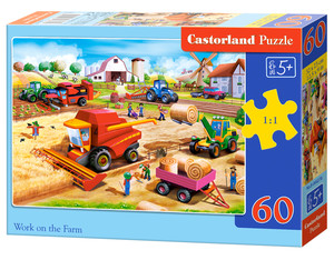 Castorland Children's Puzzle Work on the Farm 60pcs 5+