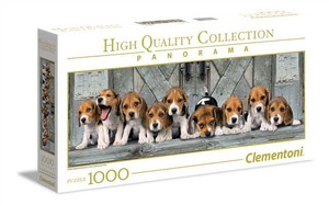 Clementoni Jigsaw Puzzle Panorama High Quality Beagles 1000pcs 10+