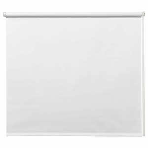 FRIDANS Block-out roller blind, white, 120x195 cm