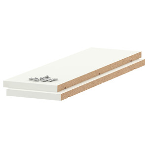 UTRUSTA Shelf, white, 20x60 cm