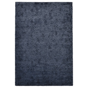 STOENSE Rug, low pile, dark blue, 133x195 cm
