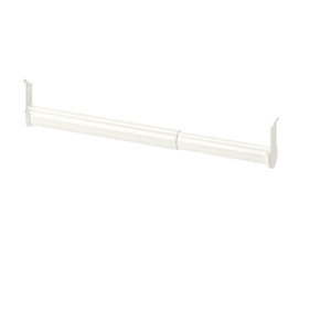 BOAXEL Adjustable clothes rail, white, 20-30 cm