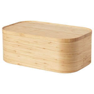 UPPSKATTNING Bread bin, bamboo veneer