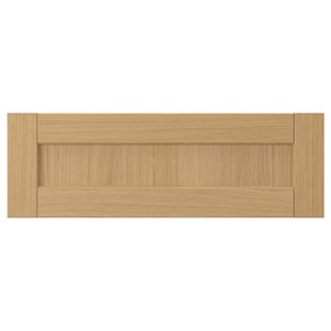 FORSBACKA Drawer front, oak, 60x20 cm