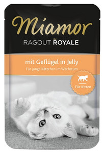 Miamor Ragout Royale Kitten Cat Food with Chicken in Jelly 100g