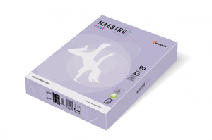 Maestro Colour Paper for Laser, Inkjet Printers & Copiers A4 80g 500 Sheets, purple