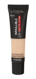 L'Oreal Infallible 24H Foundation Matte Cover no. 115 Golden Beige 30ml