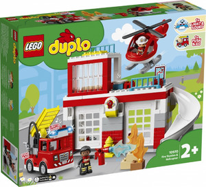 LEGO Duplo Fire Station and Helicopter 24m+