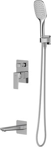 Omnires Concealed Bath Set Alton, chrome