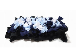 MIMIKO Pets Snuffle Mat Size L, blue, dark blue, white