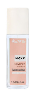 Mexx Simply for Her Deodorant Natural Spray Vegan 75ml