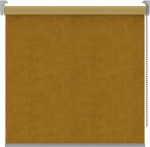 Block-out Roller Blind Velvet 117 x 180 cm, yellow ocher