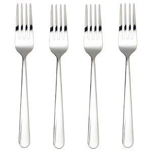 MARTORP Fork, stainless steel, 19 cm, 4 pack