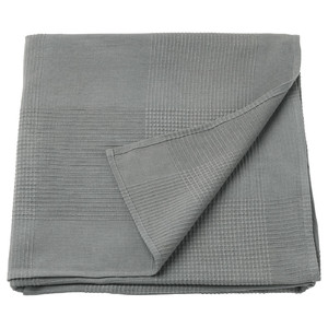 INDIRA Bedspread, gray, 230x250 cm