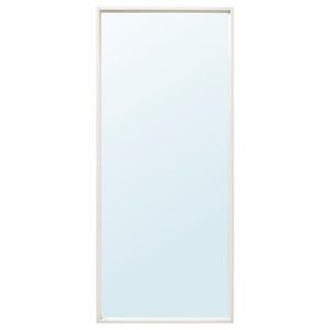 NISSEDAL Mirror, white, 65x150 cm
