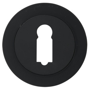 Door Escutcheon 950, round, black