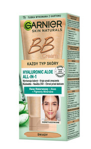 Garnier BB Cream Hyaluronic Aloe All Skin Types Light Dark