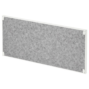 TROTTEN Noticeboard, white, 76x33 cm