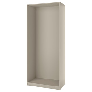 PAX Wardrobe frame, beige, 100x58x236 cm
