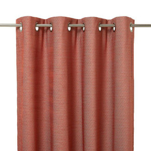 Curtain GoodHome Digga 140x260cm, terracota