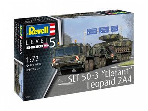 Revell Plastic Model SLT 50-3 Elefant + Leopard 2A4 12+