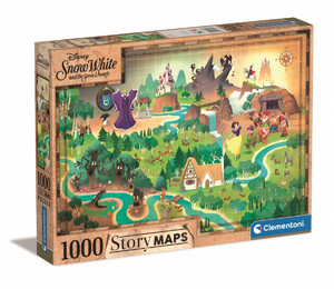 Clementoni Jigsaw Puzzle Story Maps Snow White 1000pcs 10+