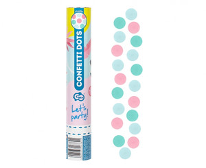 Confetti Dots Party Popper Let's Party 30cm