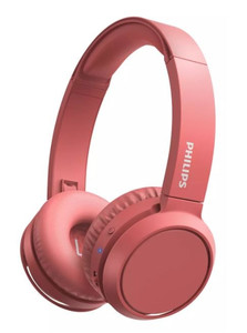 Philips Headphones Bluetooth TAH4205RD/00, red