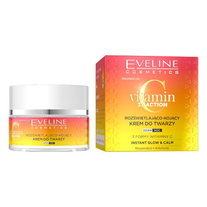 EVELINE Vitamin C 3xAction Illuminating Soothing Day/Night Cream Insant Glow & Calm 50ml