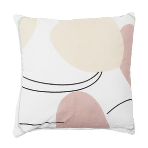 Cushion Arty, pastel, lines