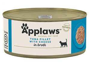 Applaws Natural Cat Food Tuna Fillet with Cheese 70g