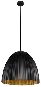 Pendant Lamp Telma E27, black/gold