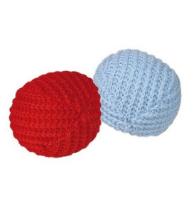 Trixie Wool Balls Cat Toy with Catnip 4.5cm 2pcs, assorted colours