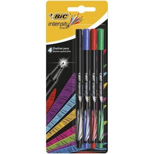 BIC Intensity Fine Fineliner 0.4 4 Colours