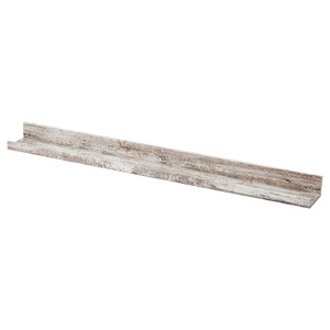 MOSSLANDA Picture ledge, white stained pine effect, 115 cm