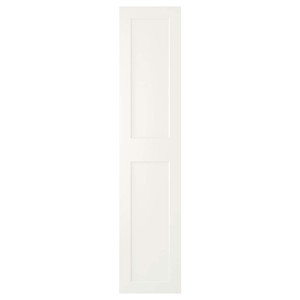 GRIMO Door with hinges, white, 50x229 cm