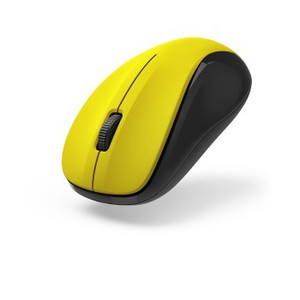 Hama Optical Wireless Mouse 3-button MW-300 V2, yellow