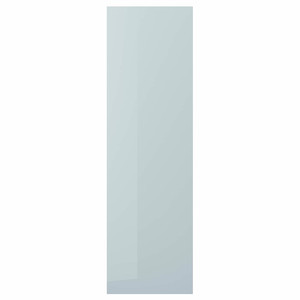 KALLARP Door, high-gloss light grey-blue, 60x200 cm