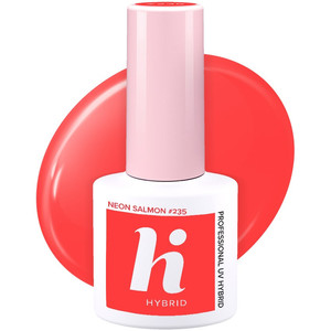 Hi Hybrid Nail Polish - No.235 Neon Salmon 5ml