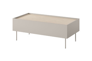 Coffee Table with Drawers Desin, cashmere/nagano oak