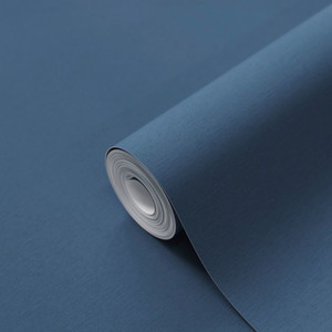 GoodHome Vinyl Wallpaper on Fleece Arceau, dark blue