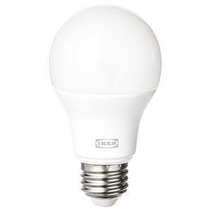 TRÅDFRI LED bulb E27 806 lumen, wireless dimmable colour and white spectrum/globe opal white