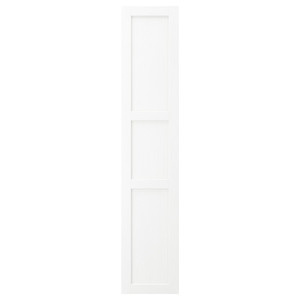 ENKÖPING Door, white wood effect, 40x200 cm