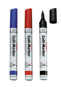 Herlitz Waterproof Marker Blue 5pcs