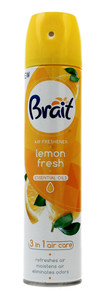 Brait Air Care 3in1 Air Freshener Lemon Fresh 300ml